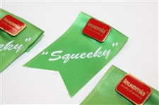 Three (3) Squeeky Leukemia Society of America Ribbons w/Pins for Support & Awareness