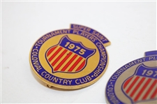1975 Tournament Players Championship at Colonial CC Super Saint & Saint Shield Pins