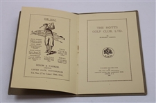 1925 'The Notts Golf Club' Booklet by Bernard Darwin