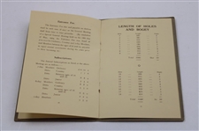 1925 'The Notts Golf Club' Booklet by Bernard Darwin