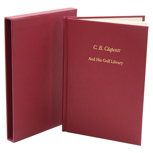 1988 C.B. Clapcott & His Golf Library Subscribers Ltd Ed Book Signed by Johnston & Murdoch #136/300