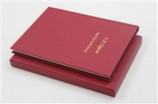 1988 'C.B. Clapcott & His Golf Library' Subscribers Ltd Ed Book Signed by Johnston & Murdoch #136/300