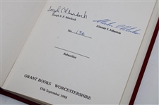 1988 'C.B. Clapcott & His Golf Library' Subscribers Ltd Ed Book Signed by Johnston & Murdoch #136/300