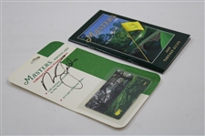 Nick Faldo Singed Unopened Masters Phonecard w/2005 Masters Tournament Yardage Guide