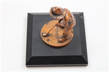 Pinehurst Putter Boy Bronze Balfour Miniature Sundial Statue