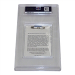 2001 The Memorial Tournament at Muirfield Village Patron Badge Tiger PGA Win #28 PSA MINT 9