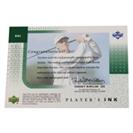 Steve Stricker Signed 2001 Upper Deck Players Ink Card