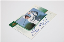 Steve Stricker Signed 2001 Upper Deck Players Ink Card