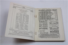 1927 'Spaldings Athletic Library' No 3X Book