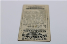 James Braid 1914 Marsuma Co. Cigarettes Card #4