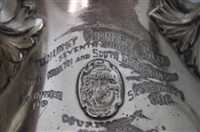 1907 Pinehurst CC North & South Amateur Runner Up Secretary's Cup Three Handle Sterling Silver Trophy
