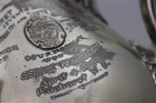 1907 Pinehurst CC North & South Amateur Runner Up Secretary's Cup Three Handle Sterling Silver Trophy