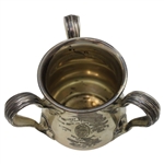 1907 Pinehurst CC North & South Amateur Runner Up Secretary's Cup Three Handle Sterling Silver Trophy