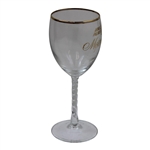 c.1970's Arnold Palmer Motors Latrobe Dealership Twisty Stem Champagne Glass