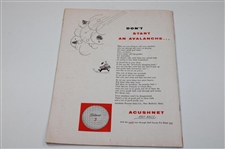 April 1956 Dwight Eisenhower Professional Golfer Magazine - Augusta National