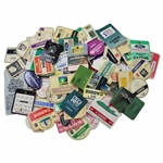 Large Collection of Various Senior Tour Caddy Badges
