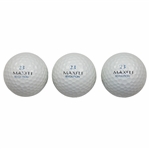 Three (3) Personal Michael Jordan Maxfli 23 MJ Logo Golf Balls w/Box