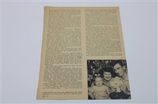 Marlene Bauer Hagge & Alice Bauer Signed Photo Collage JSA ALOA