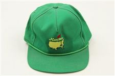 Tom Kite Signed White Callaway Hat w/Classic Green Masters Logo Rope Hat JSA ALOA