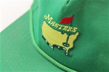 Tom Kite Signed White Callaway Hat w/Classic Green Masters Logo Rope Hat JSA ALOA