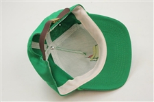 Tom Kite Signed White Callaway Hat w/Classic Green Masters Logo Rope Hat JSA ALOA