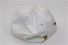 Tom Kite Signed White Callaway Hat w/Classic Green Masters Logo Rope Hat JSA ALOA