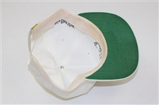 Tom Kite Signed White Callaway Hat w/Classic Green Masters Logo Rope Hat JSA ALOA