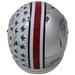 Jack Nicklaus Signed Ohio State Buckeyes Official Riddell Mini Helmet in Case JSA ALOA