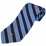 Augusta National Golf Club Navy & Blue w/Thin White Stripes Masters Logo Necktie