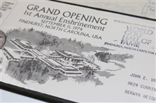 Ltd. Ed. World Golf Hall of Fame Opening Pinehurst FDC 1974 Grand Opening Ceremony w/ Silver Coin