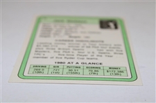 Jack Nicklaus Signed 1981 Donruss Golf Rookie Card #13 JSA ALOA