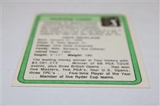 Jack Nicklaus Signed 1981 Donruss Golf Statistical Leader Card JSA ALOA