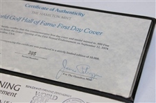 World Golf Hall Of Fame Pinehurst FDC 1974 Grand Opening Ceremony With Coin