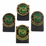 Four (4) PGA Carolinas Section Coat Crest - John Derr Collection