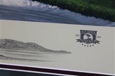 2010 US Open Pebble Beach 9th Hole LTD ED Print #539/1250 By Artist Linda Hartough w/Certificate