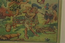 1925 Perils Of Early Golf Silence at The Tee Print Signed by Artist Duff