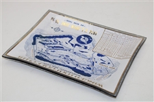 1974 US Open at Winged Foot Golf Club Course Map Tray/Dish