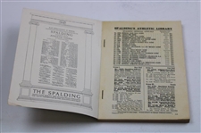 1930 'Spaldings Athletic Library' No 3X Book
