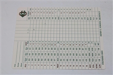 Johnny Miller Signed Oakmont Scorecard w/'73 Winner - U.S. Open - 63' JSA ALOA