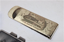 John Deere Pro Am, 2002 Senior PGA. 2006 PTCA & The Old Course St. Andrews Money Clips