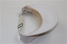 Arnold Palmer Signed White Toyota Golf Visor JSA ALOA