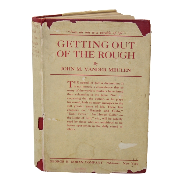 1926 Getting Out Of The Rough Book by John Vander Meulen