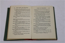 1924 Second Edition 'Golf Rules And Decisions'  By F. S. Shenstone