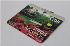 2005 Masters Tournament SERIES Badge #Q08132 - Tiger Woods Win & Jack's Final Masters