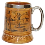 Lord Nelson Pottery 19th Hole Golf Scene Stein