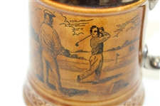 Lord Nelson Pottery 19th Hole Golf Scene Stein