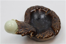 Atlantic Mold Golf Themed Ceramic Ash Tray