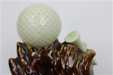 Atlantic Mold Golf Themed Ceramic Ash Tray