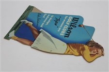 c.1940's Babe Zaharias Wilson 'Golf Clubs For Women' Standup Cardboard Point of Sale Display