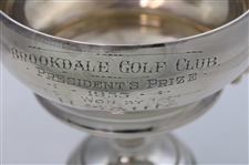 1933 Brookdale Golf Club President's Prize Trophy Won By H. Saul 